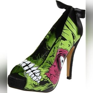 Iron Fist Zombie Stomper Platform Heels sz 8